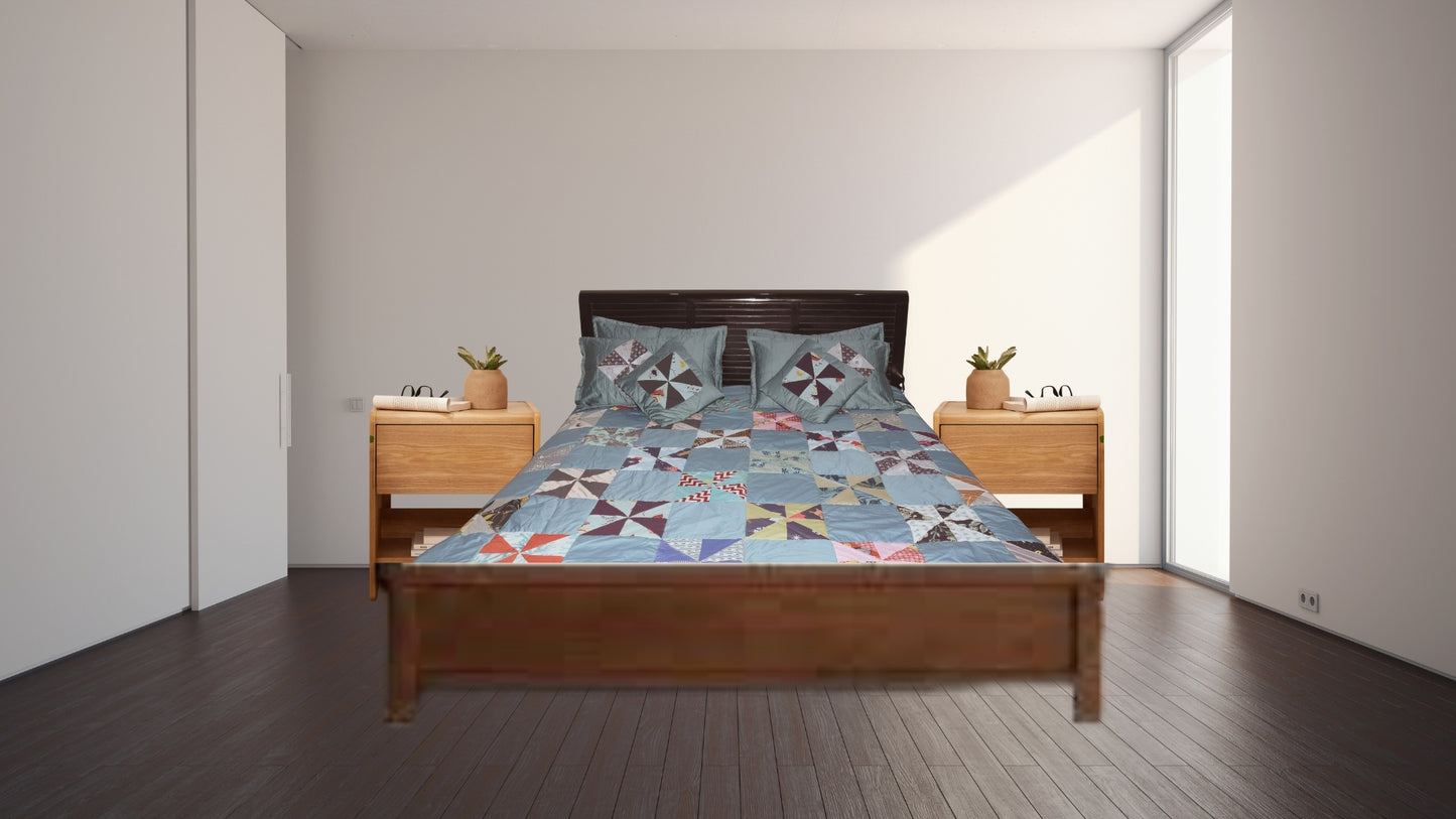 Pinwheel block Bedspread or comforter